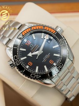 Đồng Hồ: Omega Seamaster Planet Ocean 600M Co-Axial 43.5mm Bản Dây Cao Su Mặt Đen Rep 1:1