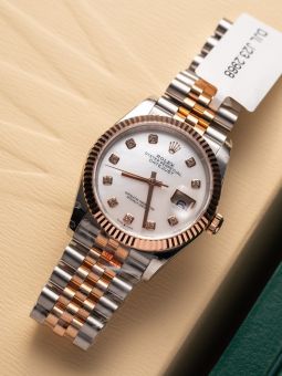 Đồng Hồ: Rolex Datejust 36mm 126231 Bọc Demi Vàng Mặt Số Khảm Trai