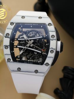 Đồng Hồ: Richard Miller 61-01 Vỏ Carbon Trắng Rep 1:1