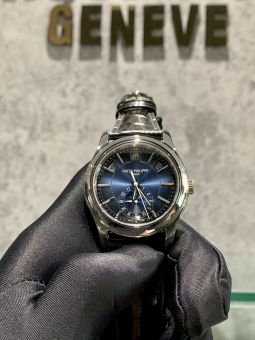 Đồng Hồ Patek philippe 5205r Vỏ Trắng Mặt Xanh Rep 1:1