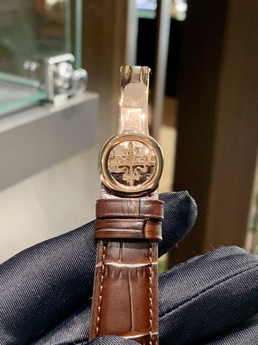 Đồng Hồ Patek philippe 5205r Rose Gold White Siêu Cấp Thụy Sĩ  Máy  Caliber  1:1 