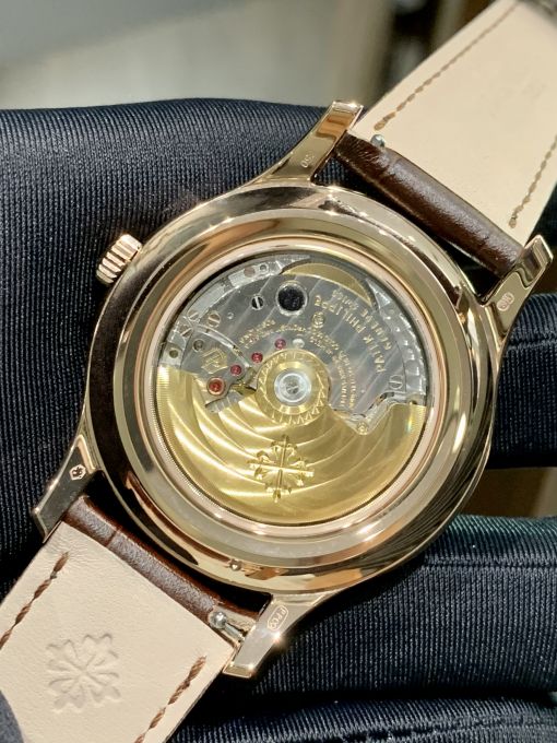 Đồng Hồ Patek philippe 5205r Rose Gold White Siêu Cấp Thụy Sĩ  Máy  Caliber  1:1 