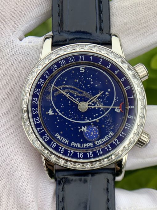 Đồng Hồ Patek Philiip Replica 1-1 6104g-001 Grand Complications (Giải Ngân Hà Thu Nhỏ) 