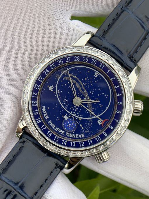 Đồng Hồ Patek Philiip Replica 1-1 6104g-001 Grand Complications (Giải Ngân Hà Thu Nhỏ) 