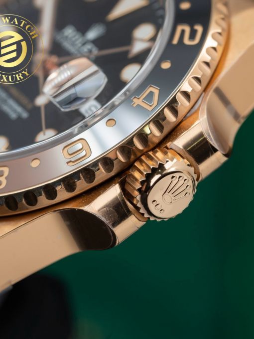 Đồng Hồ: Rolex GMT - Master II Everose Gold Root Beer 126715CHNR Rep 1:1