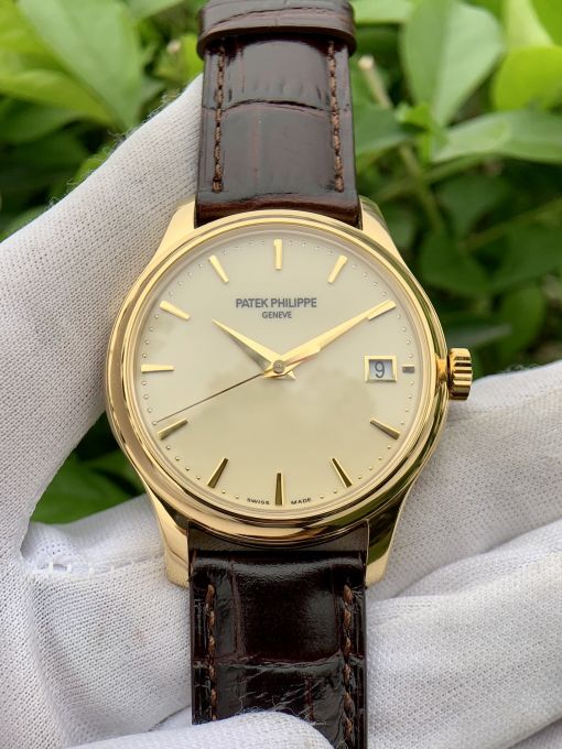 Đồng Hồ Patek Philippe Calatrava 5296G-010 Replica 1:1 King Gold 