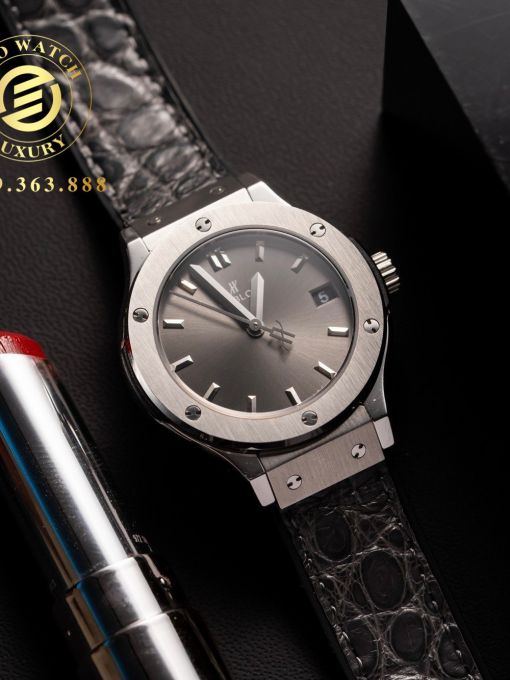 Đồng Hồ: Hublot Classic Fusion 33mm Mặt Số Gray Like Auth 1:1