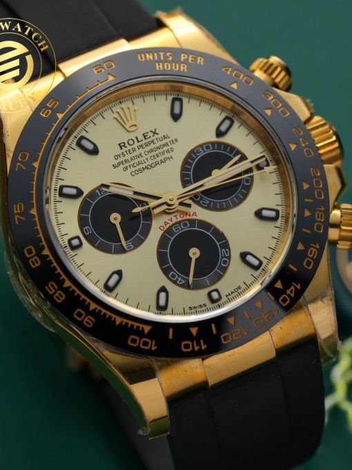 Đồng Hồ: Rolex Daytona 116518 Mạ Vàng Yellow Gold 40mm Rep 1:1