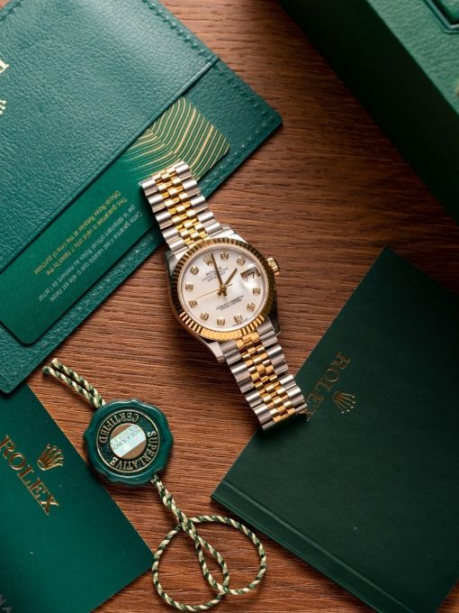 Đồng Hồ: Rolex Datejust 31mm 278273 Demi Vàng Mặt Số Khảm Trai