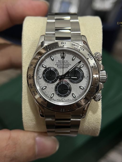 Đồng hồ  Rolex Daytona 40mm Chế Tác 1:1 Mặt Số Thiên Thạch 