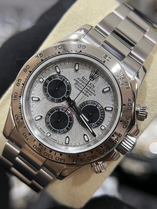 Đồng hồ  Rolex Daytona 40mm Chế Tác 1:1 Mặt Số Thiên Thạch 