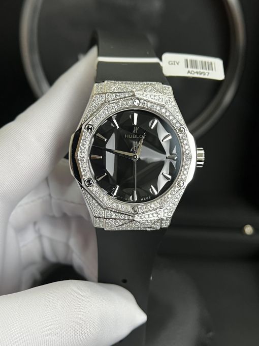 Đồng Hồ Hublot Orlinski Độ Kim Cương Moissanite Bản Like Auth 1:1