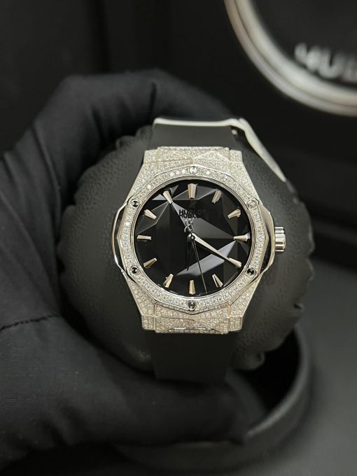 Đồng Hồ Hublot Orlinski Độ Kim Cương Moissanite Bản Like Auth 1:1