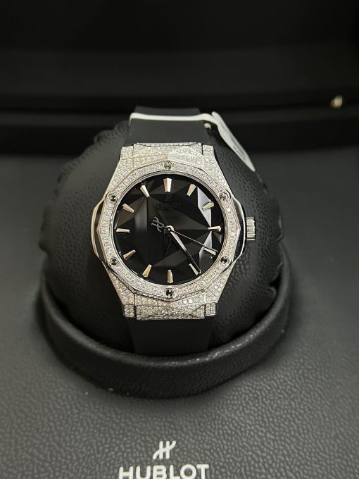 Đồng Hồ Hublot Orlinski Độ Kim Cương Moissanite Bản Like Auth 1:1