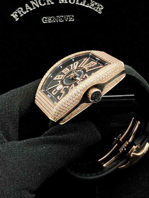 Đồng Hồ Fank Muller V45 Rose Gold VANGUARD REPLICA 1:1 