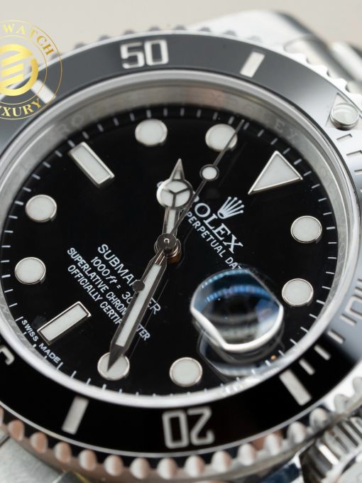 Đồng Hồ: Rolex Submariner 40mm 116610LN mặt số đen rep 1:1