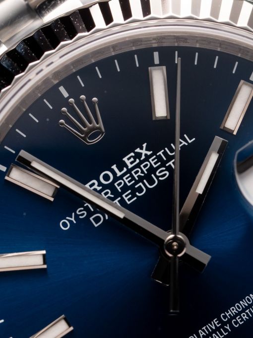 Đồng Hồ: Rolex Datejust 126234 36mm Mặt Số Xanh Blue