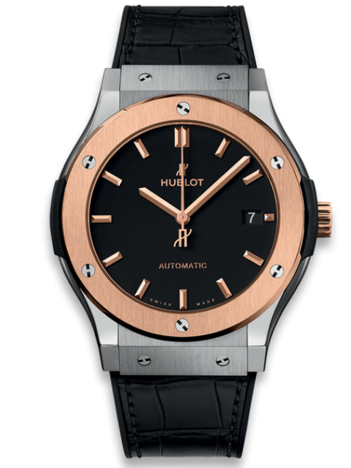 Đồng Hồ HUBLOT Classic Fusion Rose Gold Dial Black 42mm  New 2022