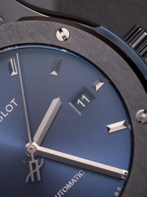 Hublot Classic Fusion Ceramic Blue 42MM Vỏ Ceramic Mặt Xanh Navy Rep 1:1