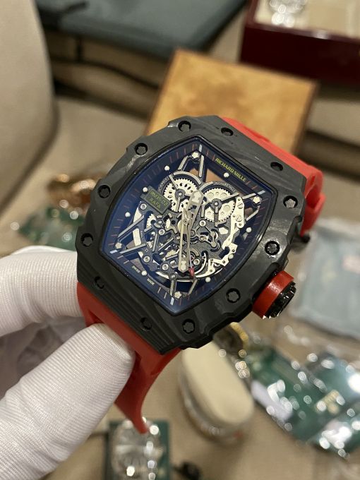 Đồng HỒ : Richard Mille 35-02 Cacbon Replica 1:1  Siêu Cấp Thụy Sĩ