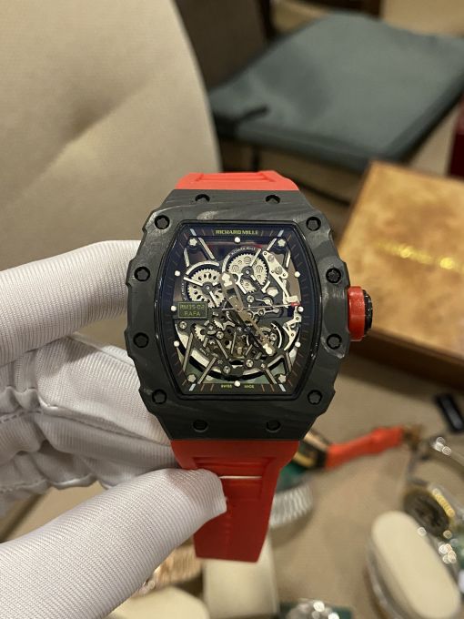 Đồng HỒ : Richard Mille 35-02 Cacbon Replica 1:1  Siêu Cấp Thụy Sĩ