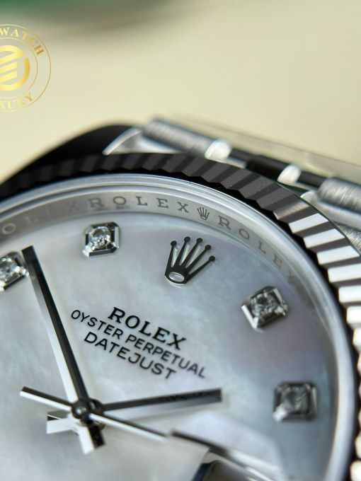 Đồng Hồ: Rolex Datejust 41mm mặt số khảm trai Rep 1:1