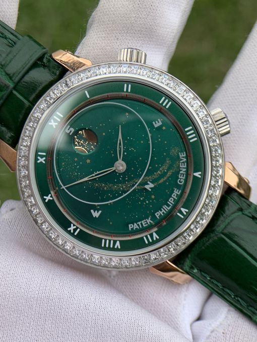 Đồng Hồ PATEK Philippe Giải Ngân Hà Green Replica 1:1 (Cả Giải Ngân Hà Thu Nhỏ)