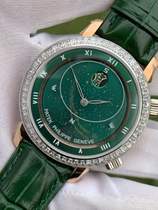 Đồng Hồ PATEK Philippe Giải Ngân Hà Green Replica 1:1 (Cả Giải Ngân Hà Thu Nhỏ)