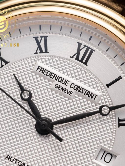 Đồng Hồ: Frederique Constant FC-303M4P5 38mm Vỏ Vàng Mặt Trắng Cọc Số La Mã Đen 