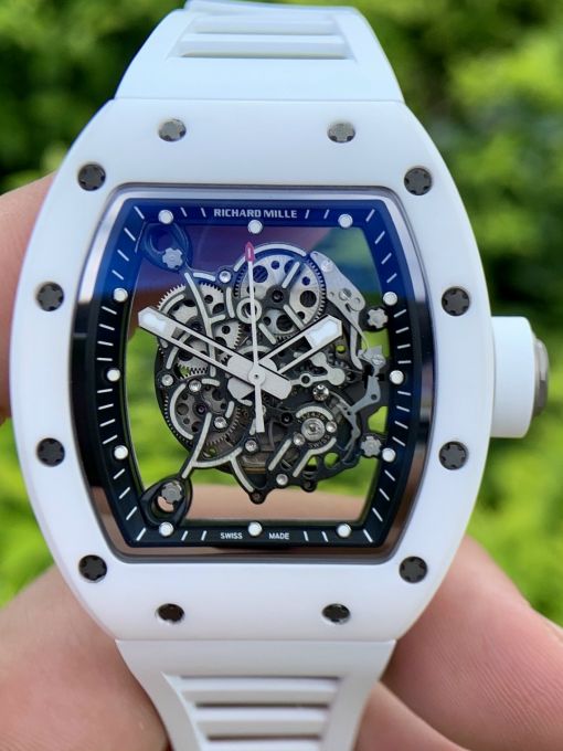 Richard Mille 055 Bubba Watson White Ceramic Replica 1 1 Th y S