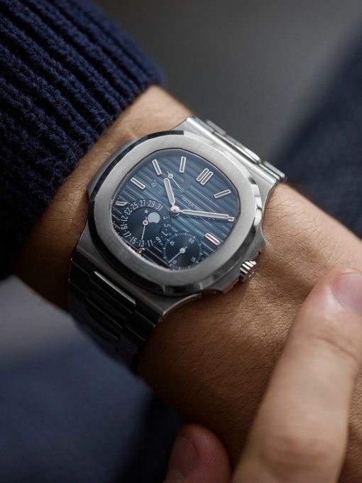 Đồng Hồ SIÊU PHẨM PATEK PHILIPPE 5712/001 Blue REP 1:1 ( BẢN TIÊU CHUẨN ) 