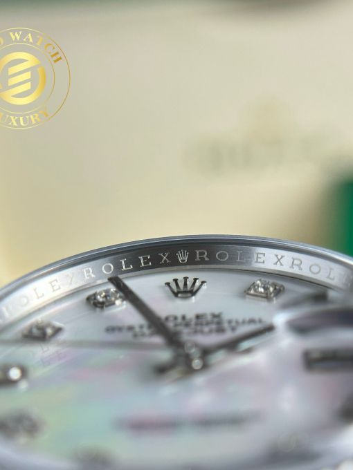 Đồng Hồ: Rolex Datejust 36mm mặt số khảm trai Rep 1:1