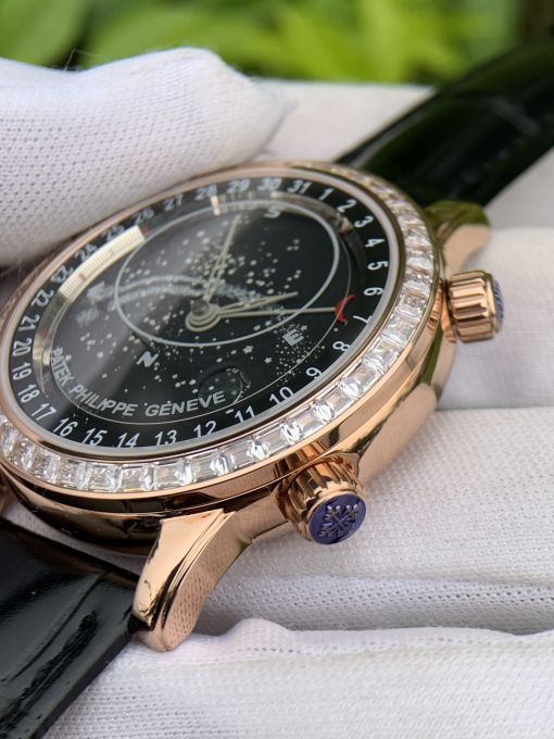 Đồng Hồ Patek Philippe Giải Ngân Hà Rose Gold 6104-r-001  Cao Cấp REPLICA 1:1 