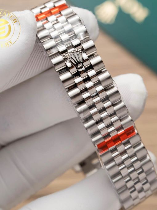 Đồng hồ Rolex Datejust Nữ 31mm Mặt Số Xanh Viền Đá Rep 1:1