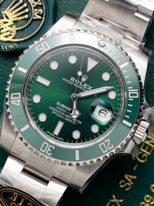 Đồng Hồ: Rolex Submariner Hulk 40mm 116610LV Rep 1:1 