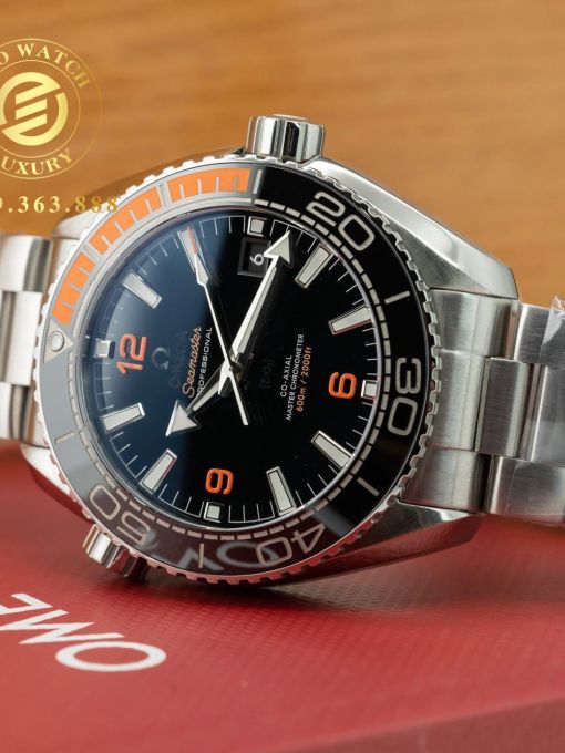 Đồng Hồ: Omega Seamaster Planet Ocean 600M Co-Axial 43.5mm Bản Dây Cao Su Mặt Đen Rep 1:1