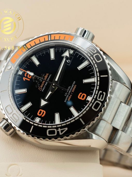 Đồng Hồ: Omega Seamaster Planet Ocean 600M Co-Axial 43.5mm Bản Dây Cao Su Mặt Đen Rep 1:1