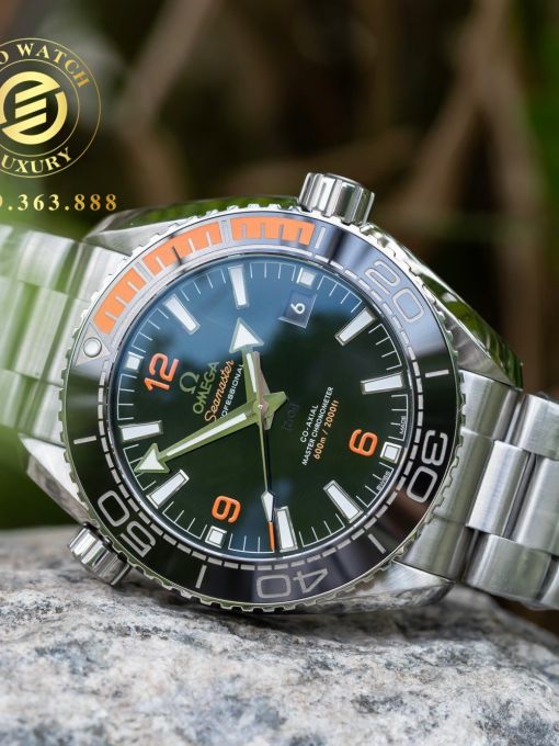 Đồng Hồ: Omega Seamaster Planet Ocean 600M Co-Axial 43.5mm Bản Dây Cao Su Mặt Đen Rep 1:1