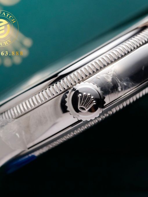 Đồng Hồ: Rolex Cellini 39mm Mặt Xanh Blue Vỏ Trắng Rep 1:1