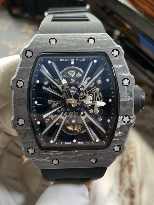 Đồng Hồ Richard Mille 12-01 Ceramic 44MM REPLICA THUỴ SĨ 1:1 