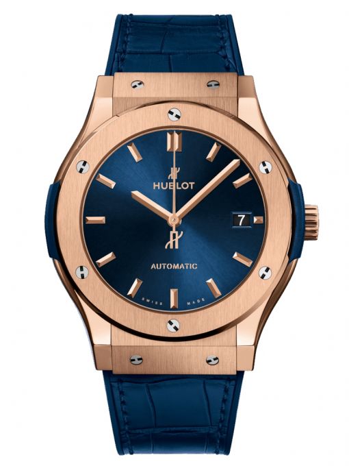 HUBLOT CLASSIC FUSION Rose King Blue Dial New 2022 