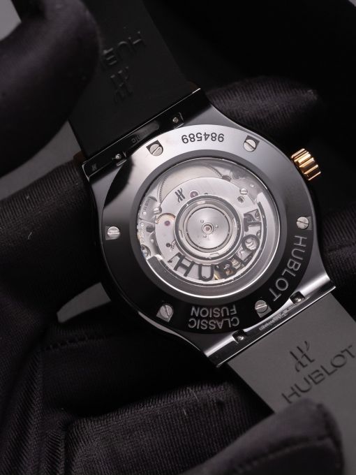 Hublot Classic Fusion 42mm Vỏ Ceramic Niềng Vàng Hồng Rep 1:1