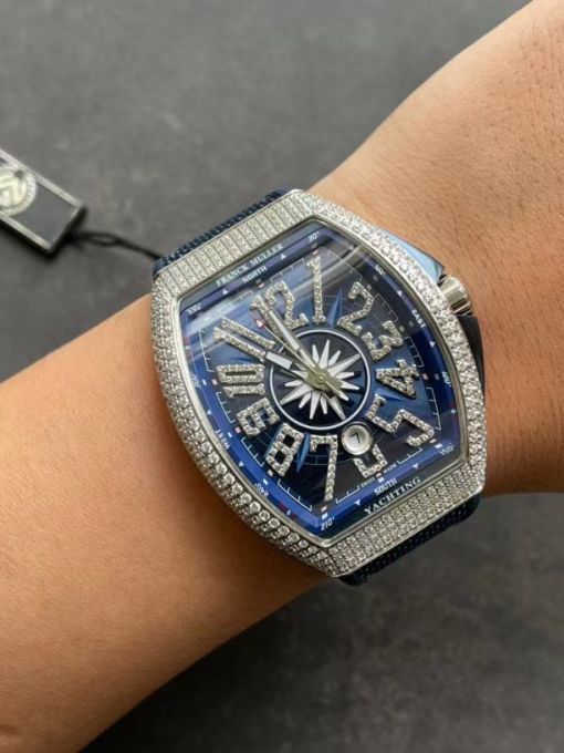 Đồng Hồ : Fank Muller V45 Blue Yachting ABF THỤY SĨ REPLICA 1:1 