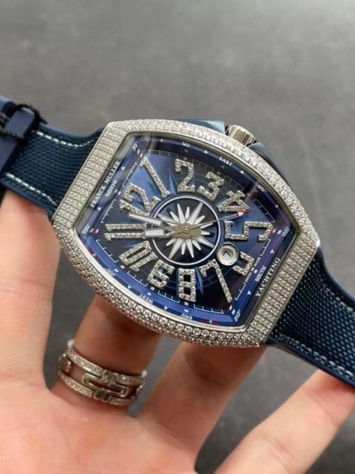 Đồng Hồ : Fank Muller V45 Blue Yachting ABF THỤY SĨ REPLICA 1:1 