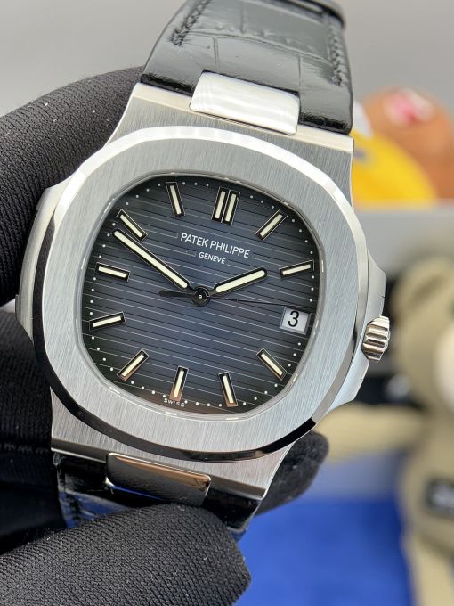 ĐỒNG HỒ PATEK PHILIPPE NAUTILUS 5711R-001 DÂY DA BẢN REP 1:1 