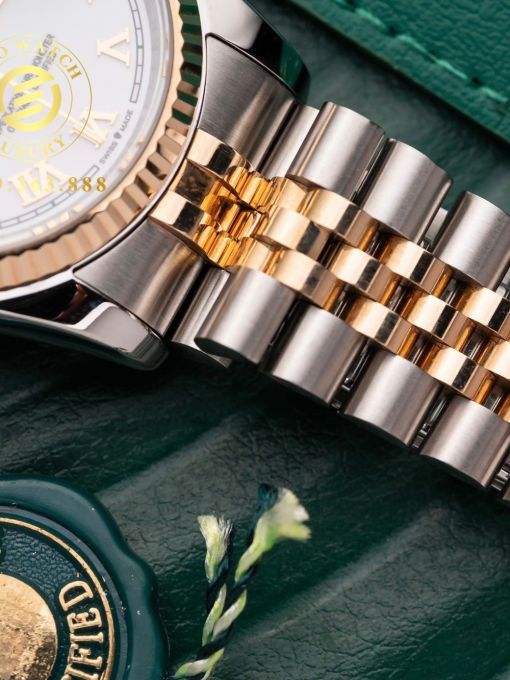 Đồng Hồ: Rolex Datejust 126233 36mm Bọc Vàng Cọc Số La Mã 1:1