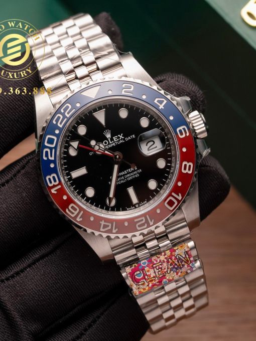 Đồng Hồ: Rolex GMT-Master II Pepsi 40mm Rep 1:1