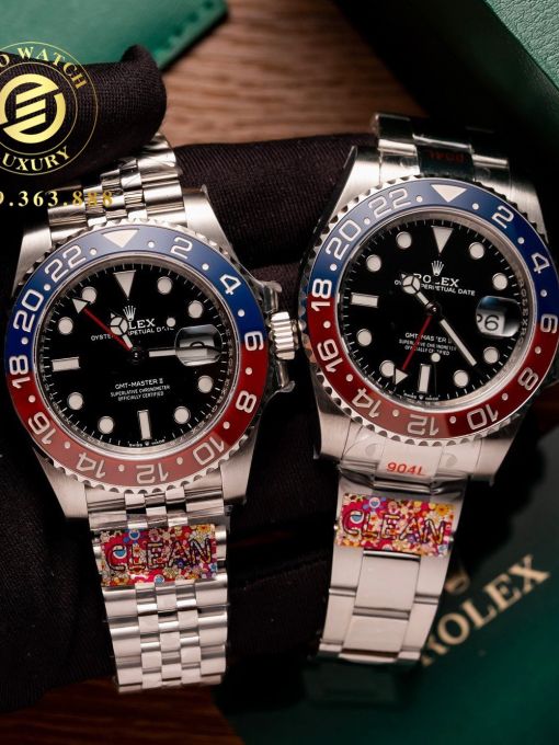 Đồng Hồ: Rolex GMT-Master II Pepsi 40mm Rep 1:1