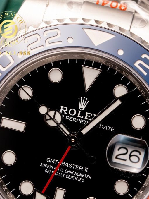 Đồng Hồ: Rolex GMT-Master II Pepsi 40mm Rep 1:1