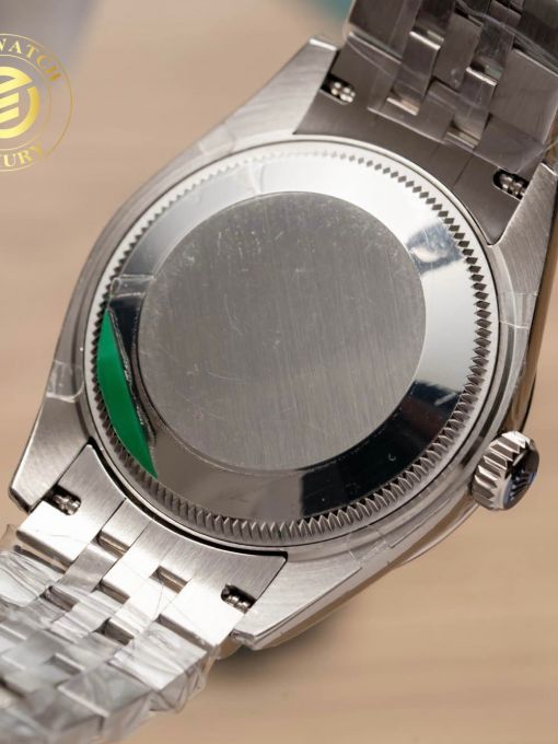 Đồng hồ Rolex Datejust Nữ 31mm Mặt Số Trắng Cọc Số La Mã Viền Băm Rep 1:1